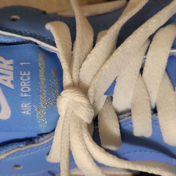 Nike Air Force 1s Carolina Blue Anniversary Edition - Picture 4 of 6